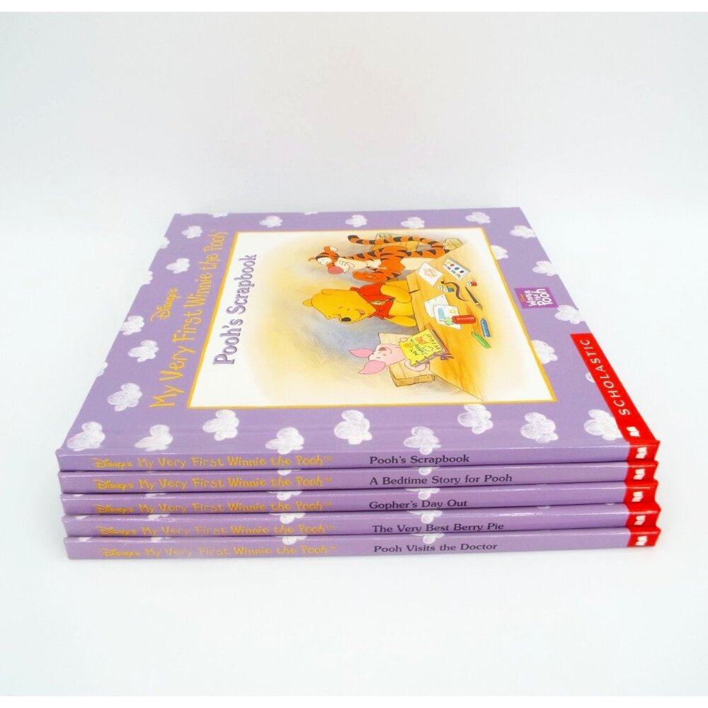Disney's My Very First Winnie the Pooh Scholastic Hardcover Books Set of 5 - Picture 2 of 9